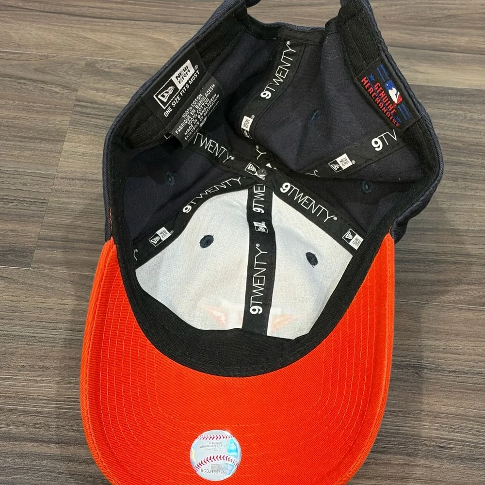 New Era 9Twenty MLB Houston Astros Hat One Size Orange Bill